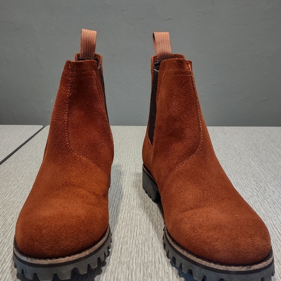 Chaco Fields Chelsea Boot Rust Suede 7.5 - Picture 4 of 4